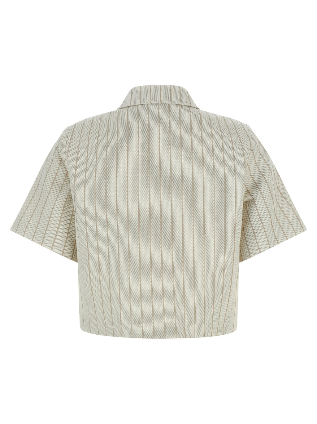 Max Mara Beige Baumwolljacke in voller Länge