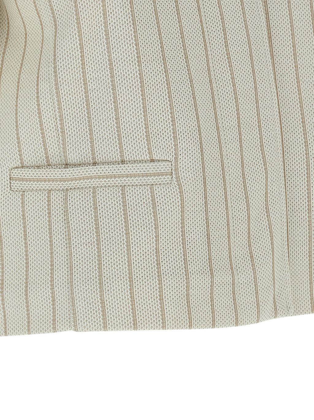 Max Mara Beige Baumwolljacke in voller Länge