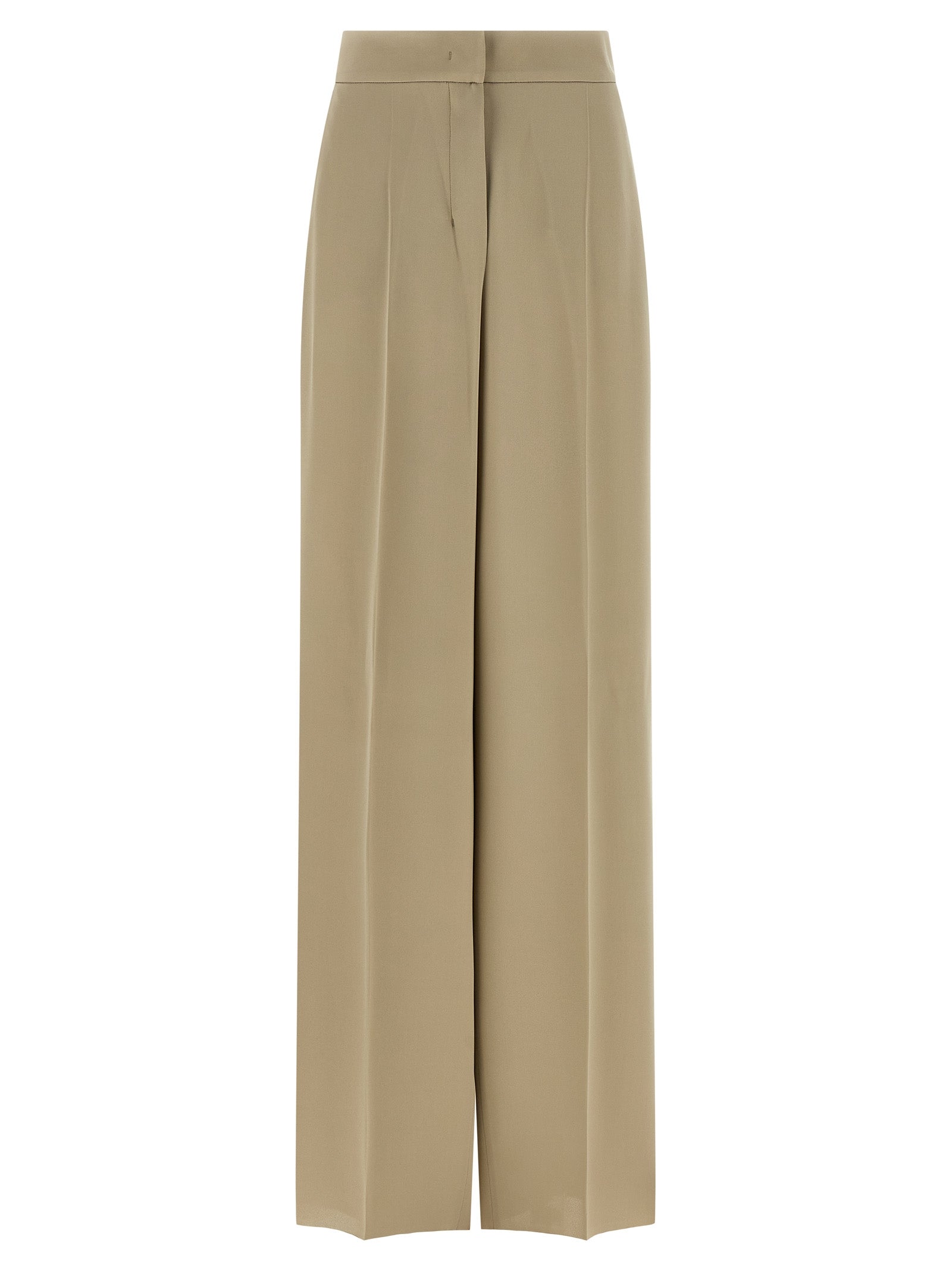 Max Mara Beige Seiden-Anzughose