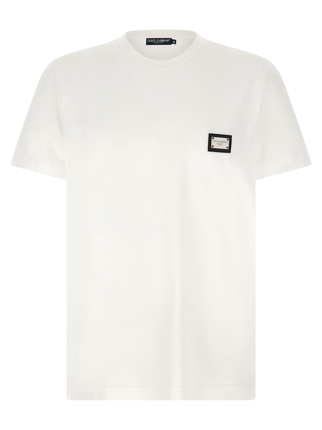 Dolce & Gabbana Weißes Baumwoll-T-Shirt