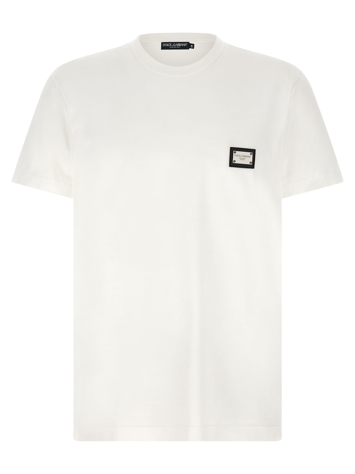 Dolce & Gabbana Weißes Baumwoll-T-Shirt