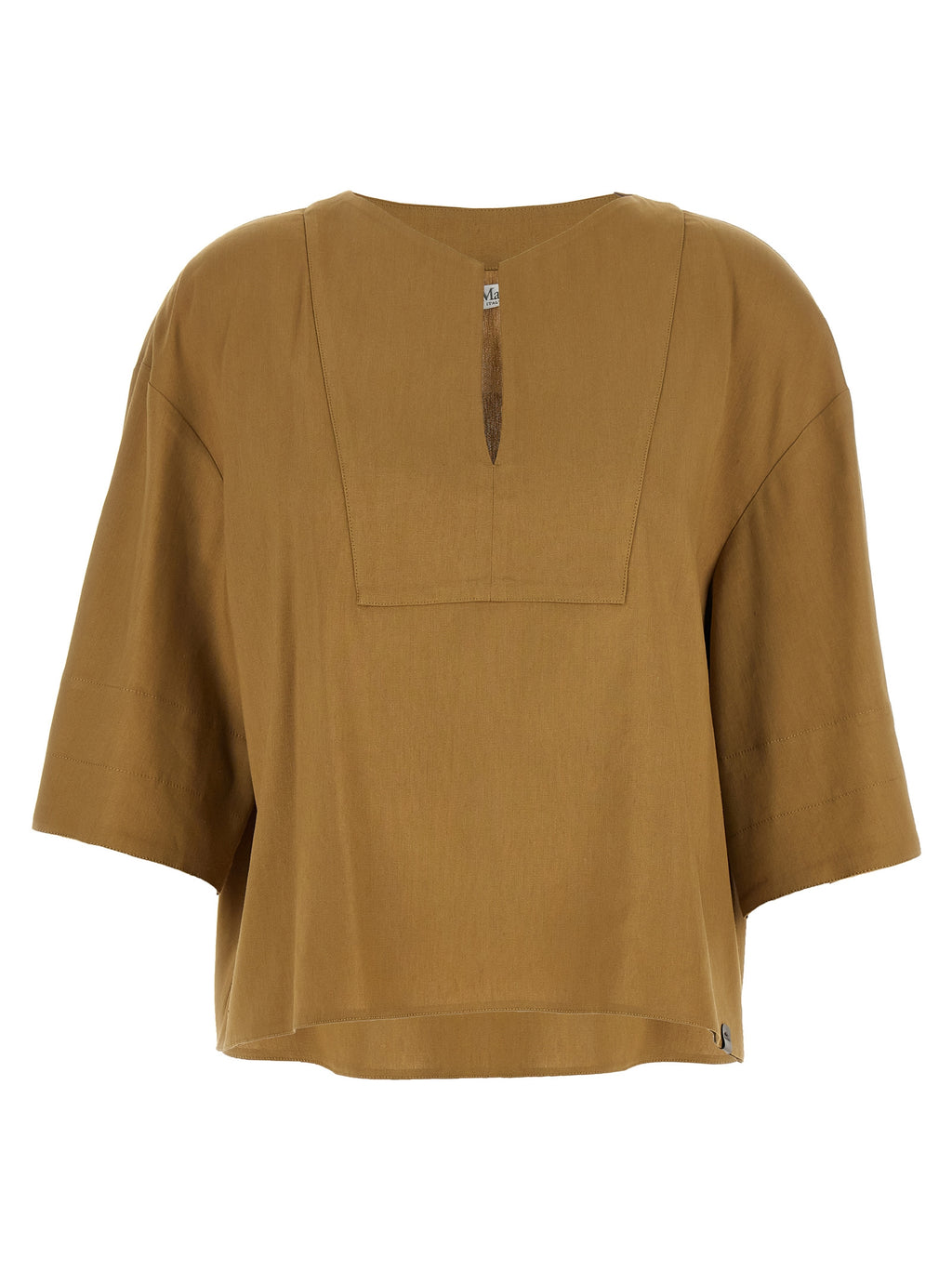 Max Mara Bicolor Leinenbluse