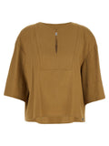 Max Mara Bicolor Leinenbluse