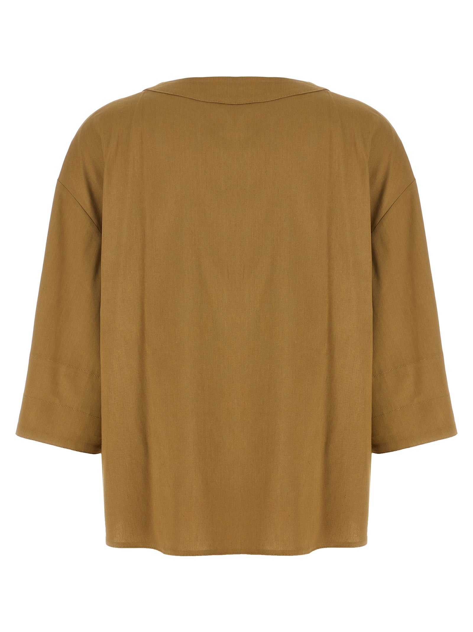 Max Mara Bicolor Leinenbluse