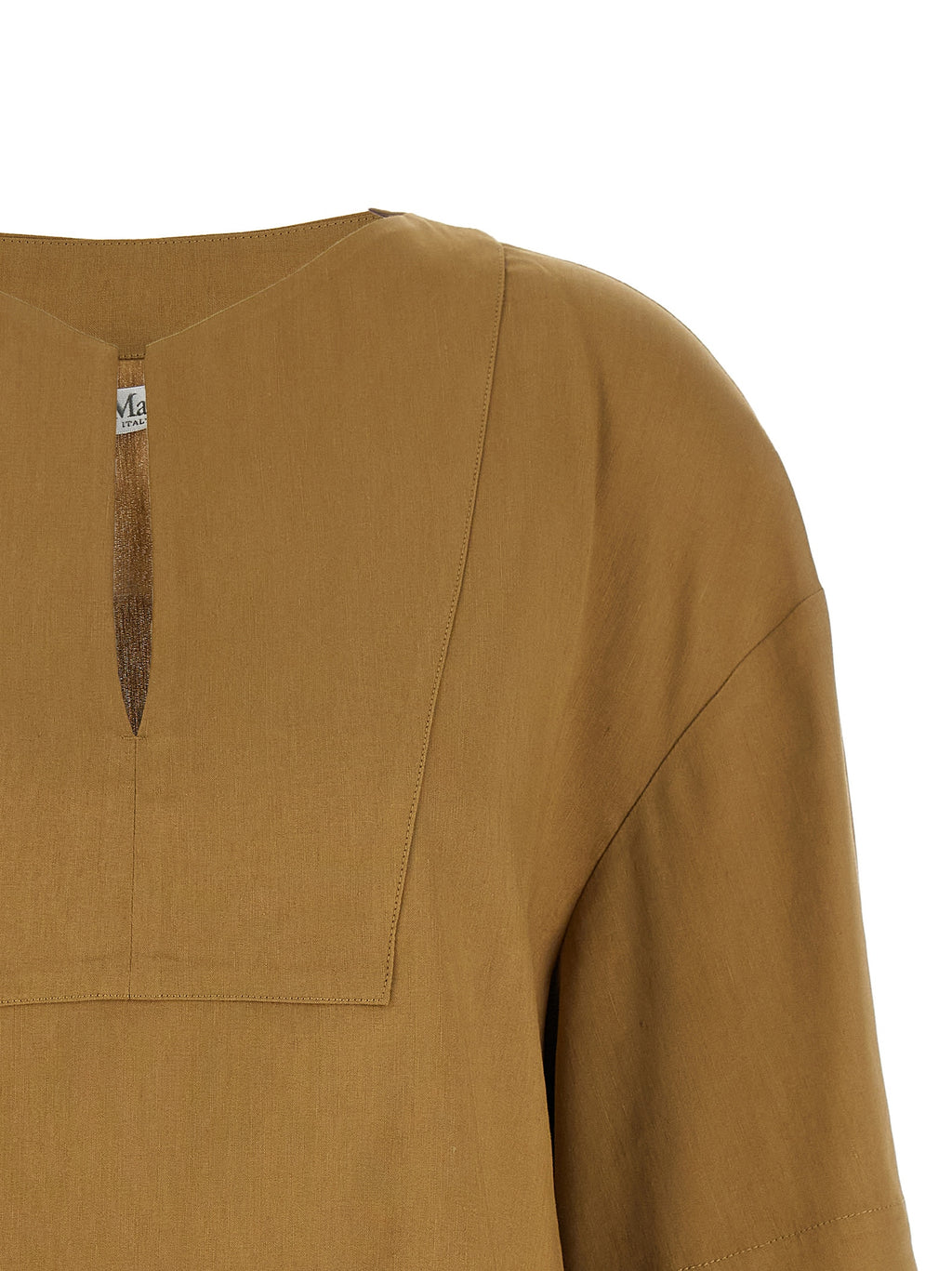 Max Mara Bicolor Leinenbluse