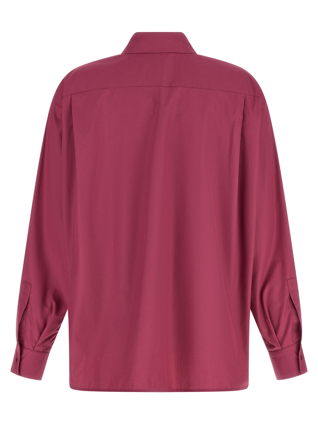 Max Mara Fuchsia Baumwollbluse