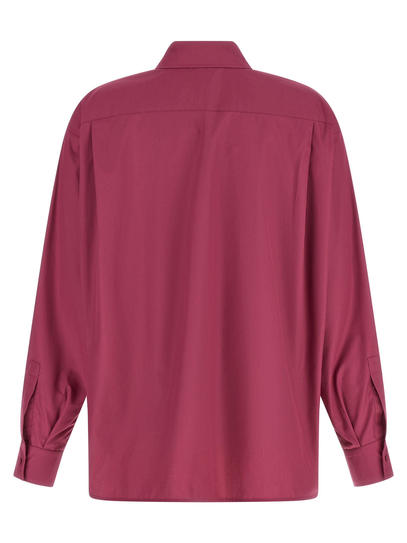 Max Mara Fuchsia Baumwollbluse