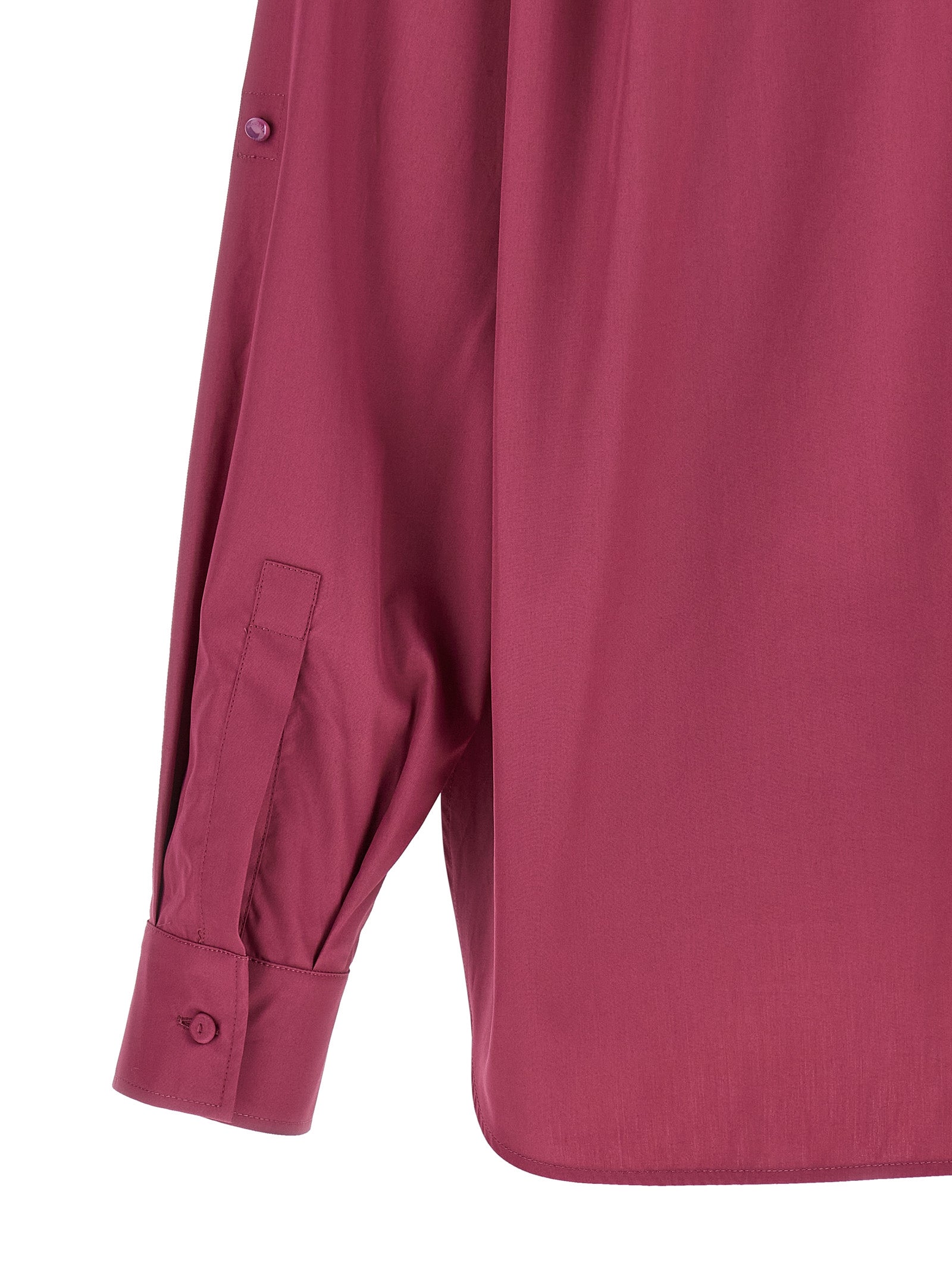 Max Mara Fuchsia Baumwollbluse