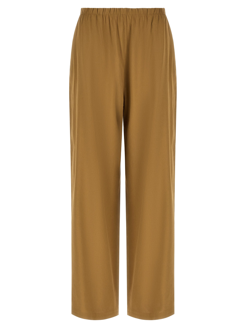 Max Mara Beige Leinen Freizeithose