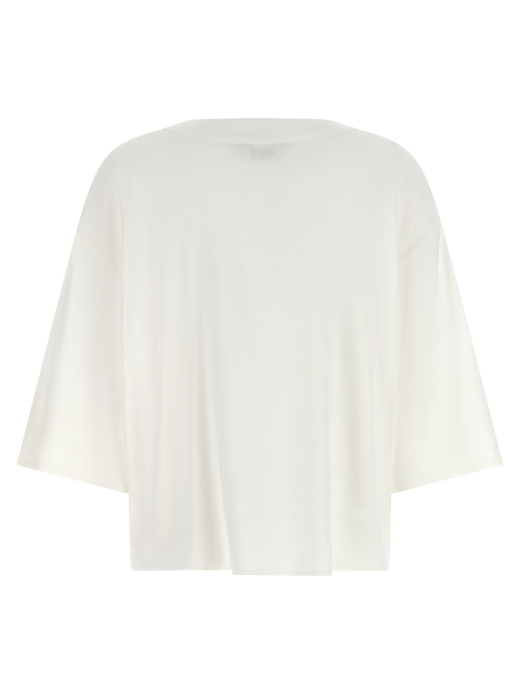 Max Mara Weiße Leinenbluse