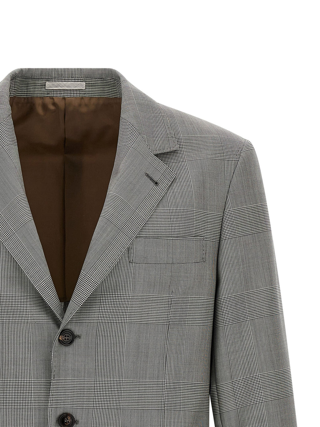 Brunello Cucinelli Grauer Blazer aus reiner Schurwolle