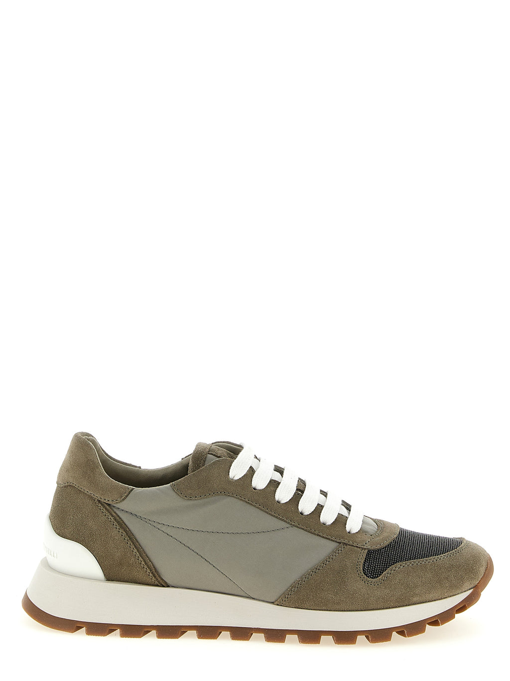 Brunello Cucinelli Athletik-Sneaker aus Polyester in Bicolor