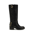 Chloé Schwarze Bos Taurus Kalbsleder Chelsea Boots