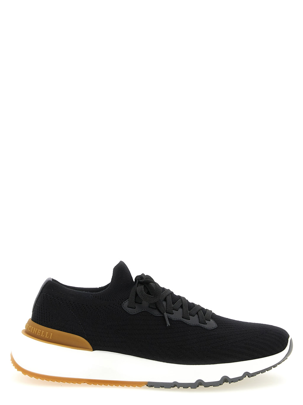 Brunello Cucinelli Schwarze Sneaker aus Polyethylen