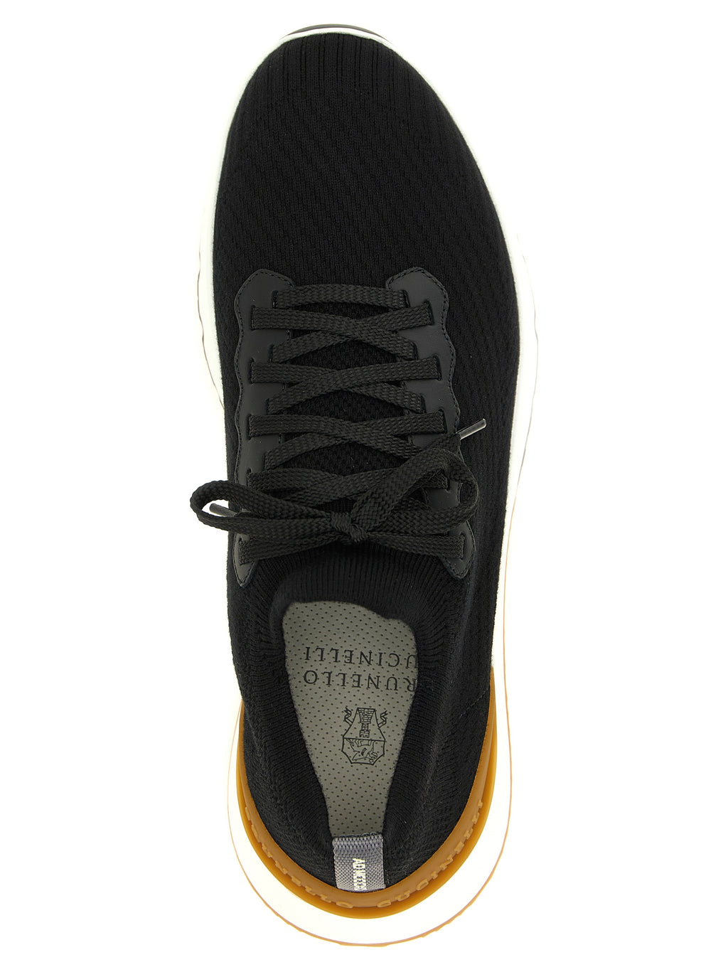 Brunello Cucinelli Schwarze Sneaker aus Polyethylen
