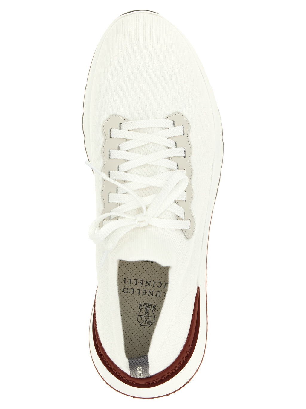 Brunello Cucinelli Weiße Sneaker aus Polyethylen