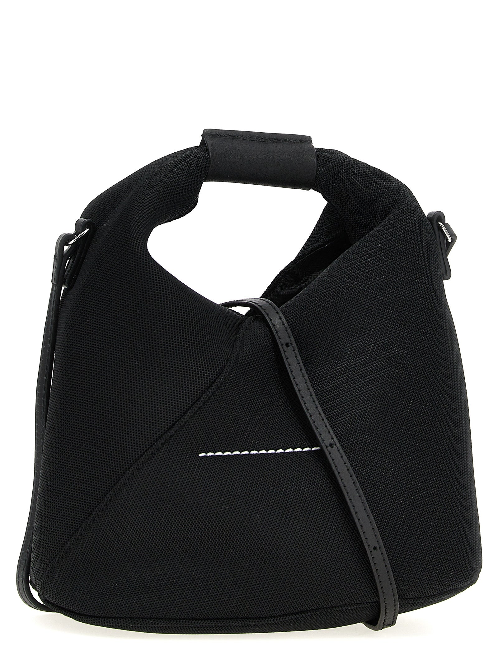 MM6 Maison Margiela Schwarze Crossbody-Tasche aus Polyester
