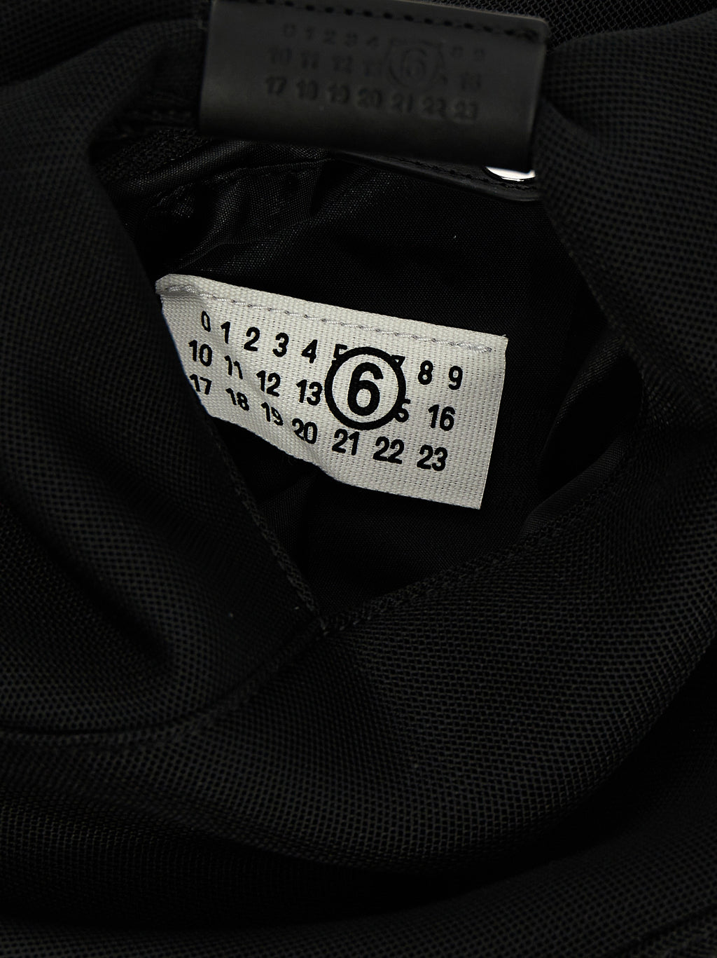MM6 Maison Margiela Schwarze Crossbody-Tasche aus Polyester