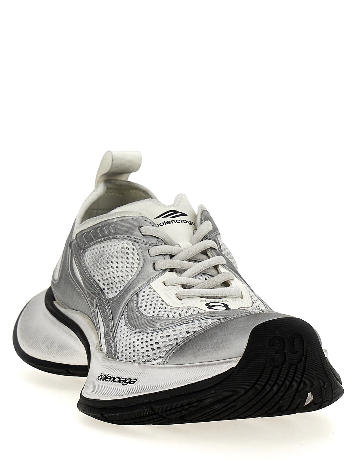 Balenciaga Graue Sportschuhe aus Polyester