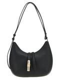 Furla Schwarze Leder Umhängetasche
