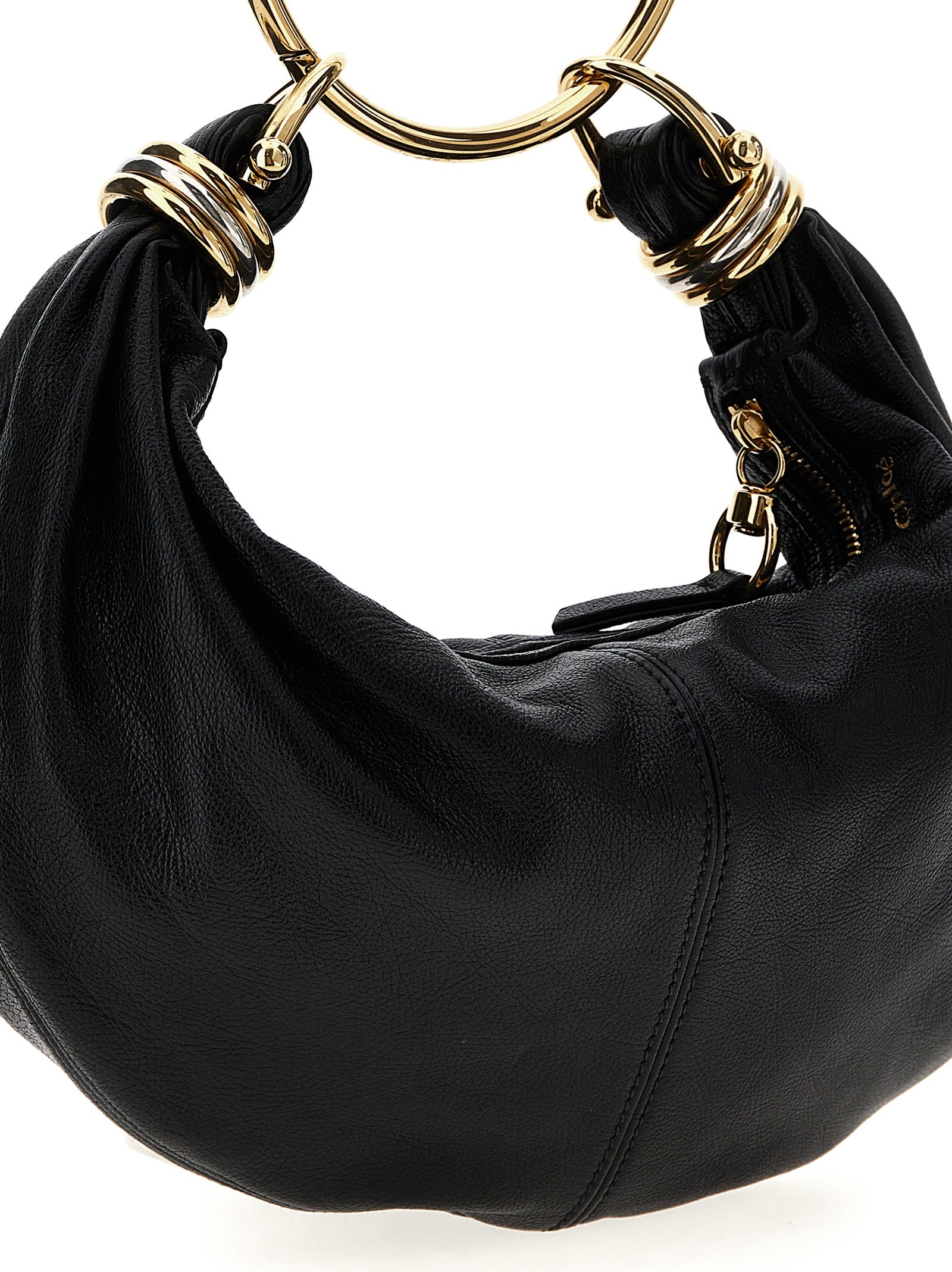 Chloé Schwarze Kalbsleder-Handtasche