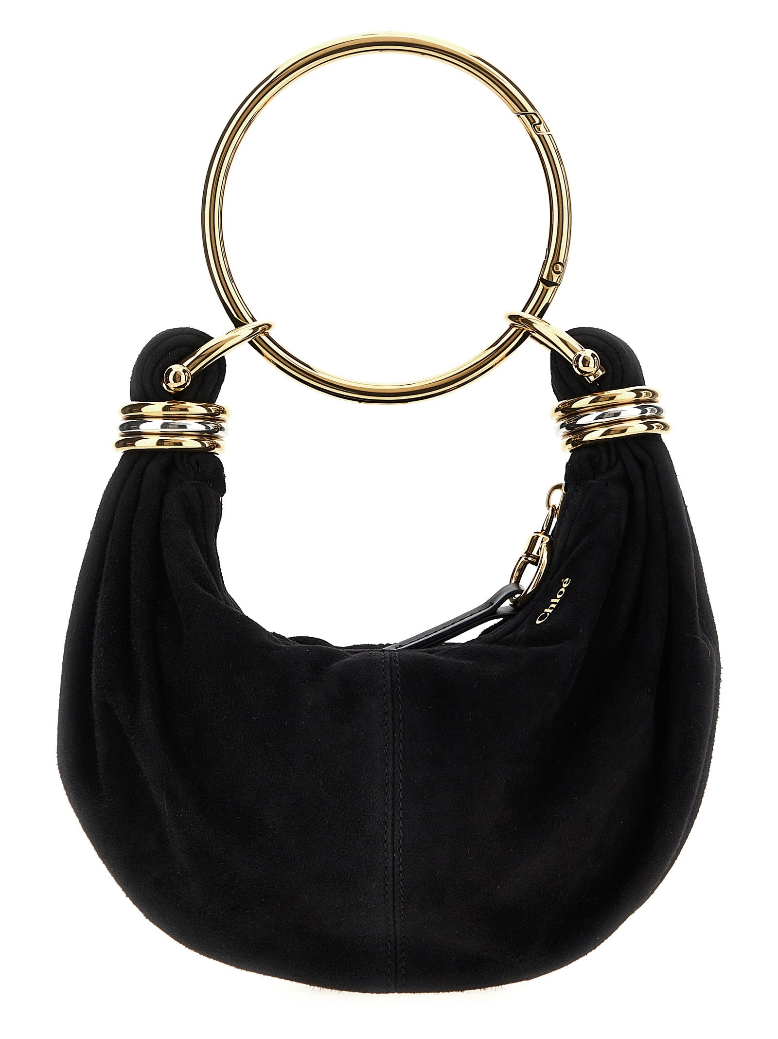 Chloé Schwarze Ziegenleder-Handtasche