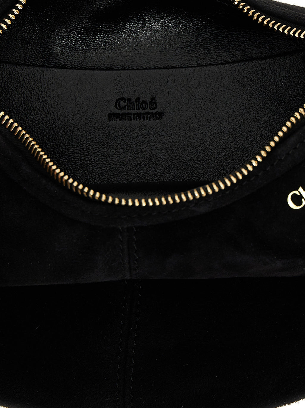 Chloé Schwarze Ziegenleder-Handtasche