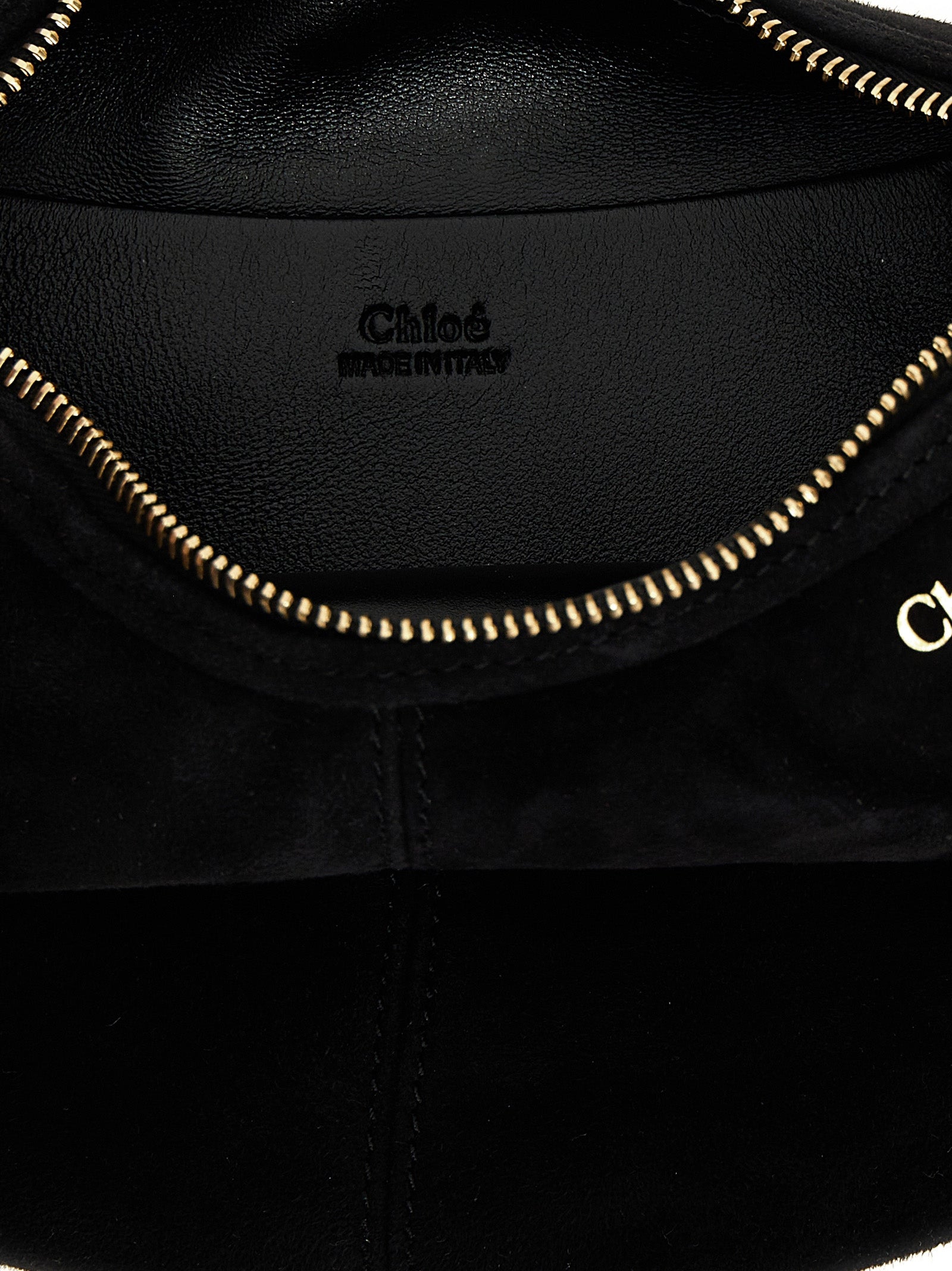 Chloé Schwarze Ziegenleder-Handtasche