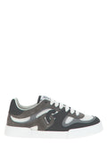 Dolce & Gabbana Graue Kalbsleder-Sneaker im Athletic-Stil
