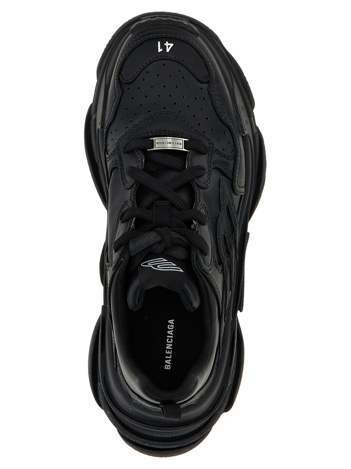 Balenciaga Schwarze Sneaker aus Polyethylen