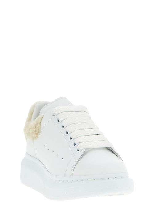 Alexander McQueen Beige Kalbsleder Chunky Sneaker