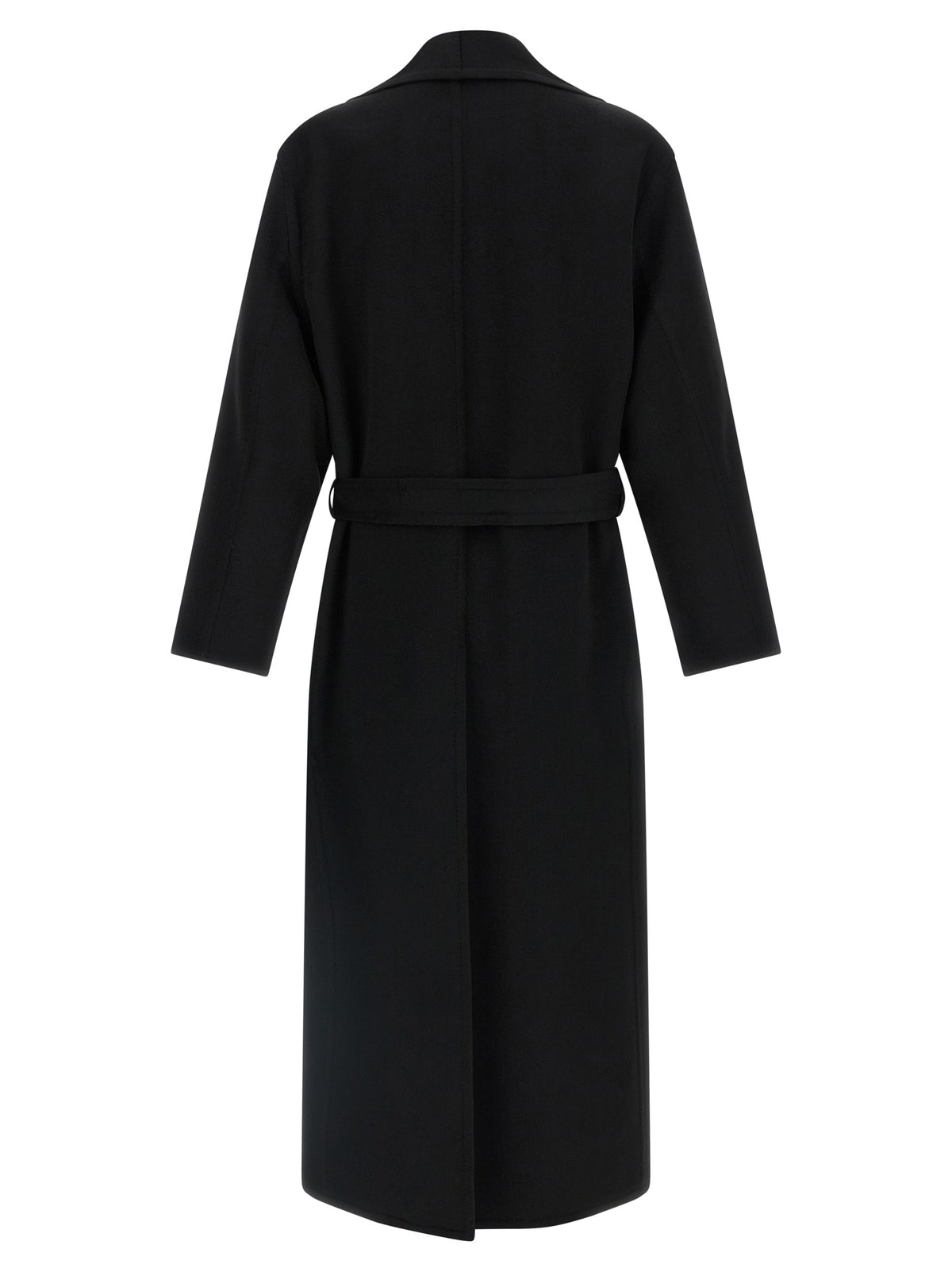 Tom Ford Schwarzer Wollmantel aus reiner Schurwolle