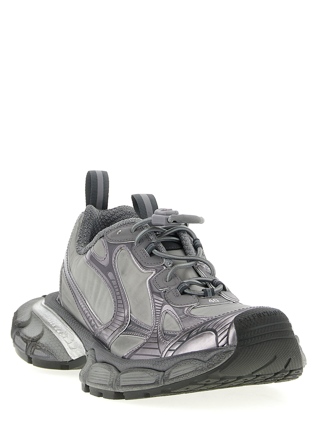 Balenciaga Graue Sportschuhe aus Polyester
