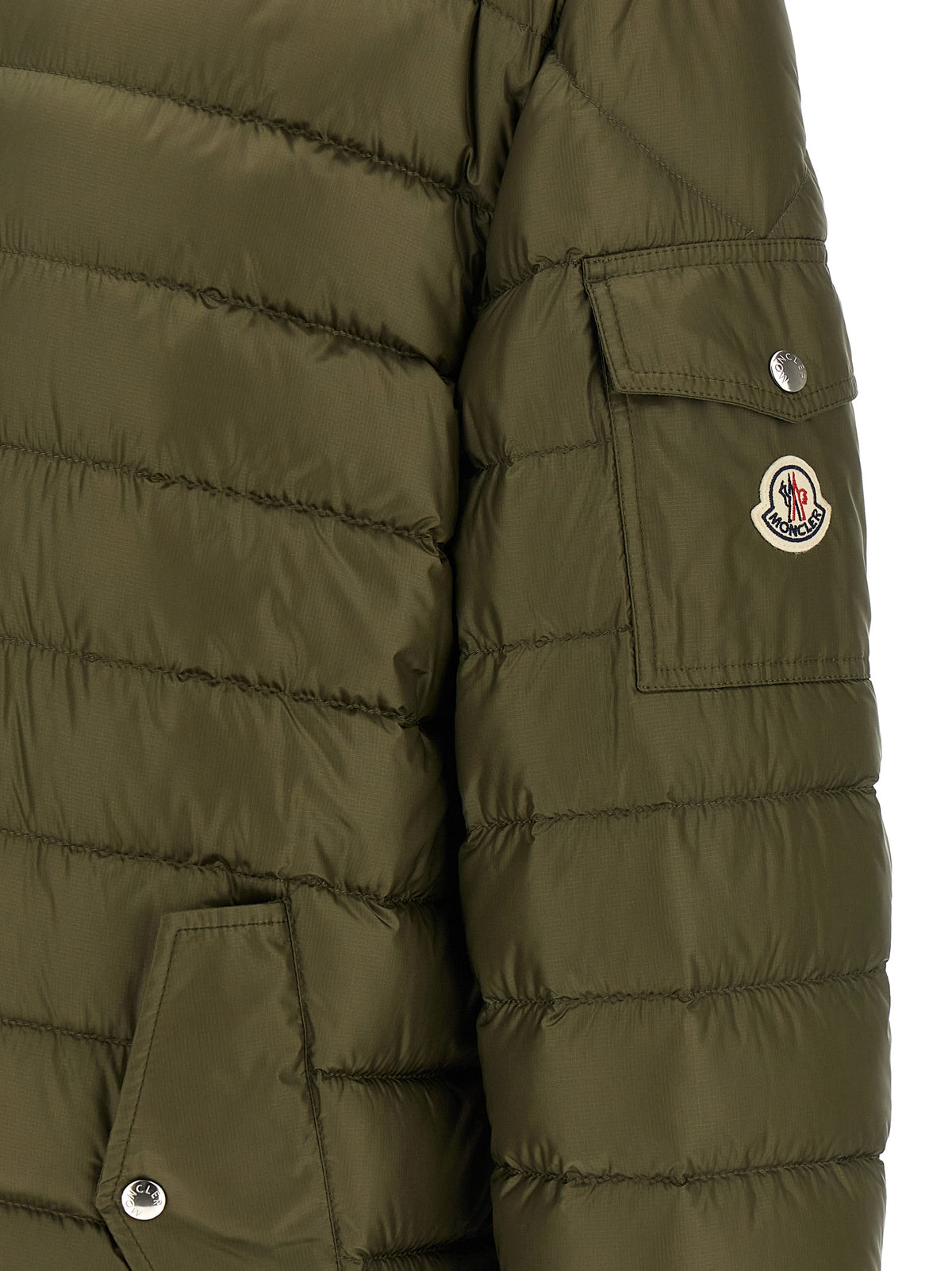 Moncler Zweifarbiger Parka aus Polyamid