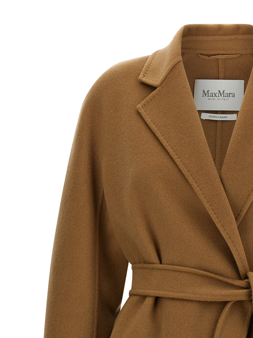 Max Mara Beiger Kaschmir-Mantel