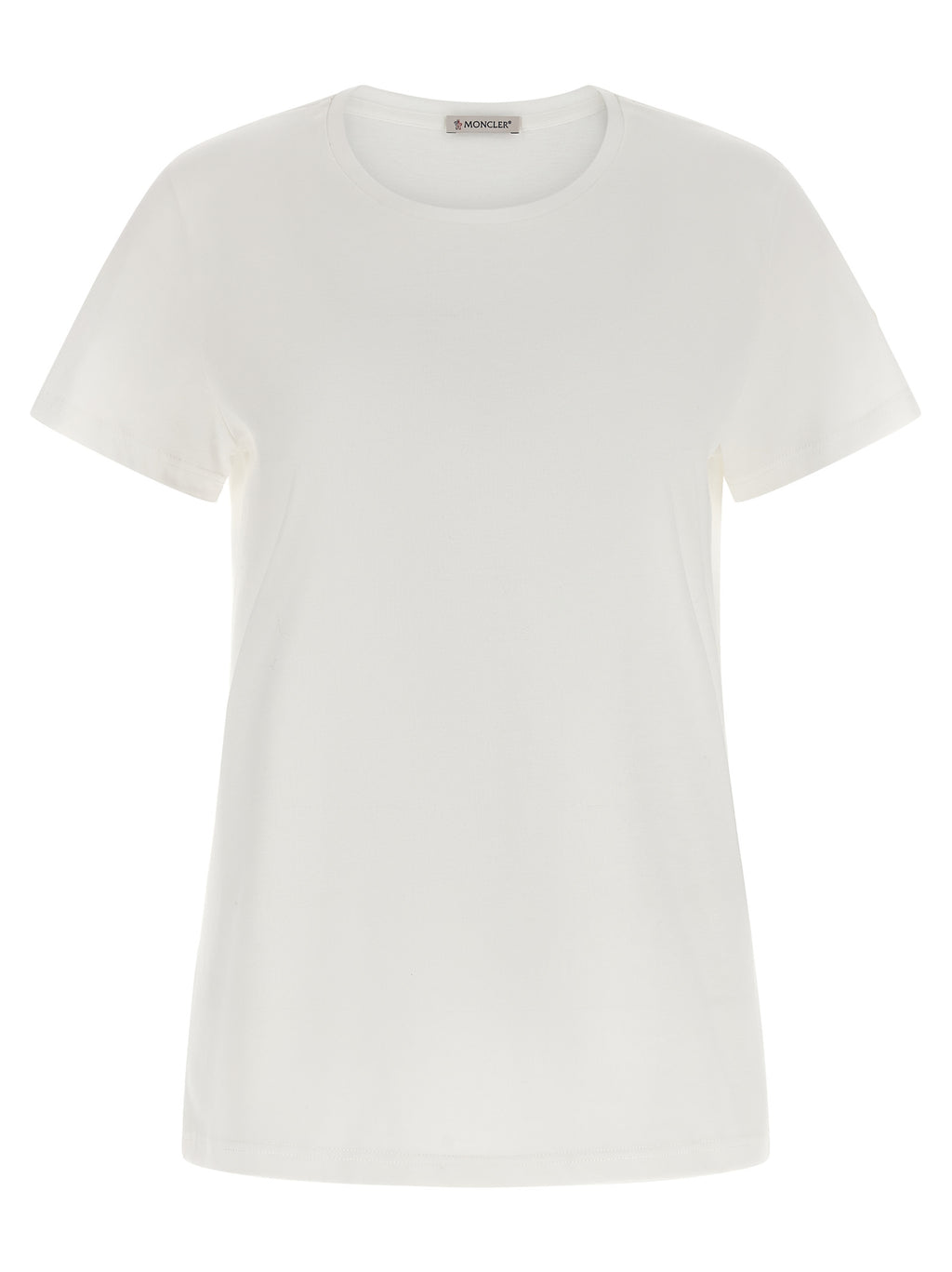 Moncler Weißes Baumwoll-T-Shirt