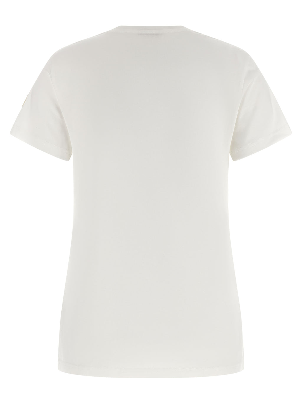 Moncler Weißes Baumwoll-T-Shirt