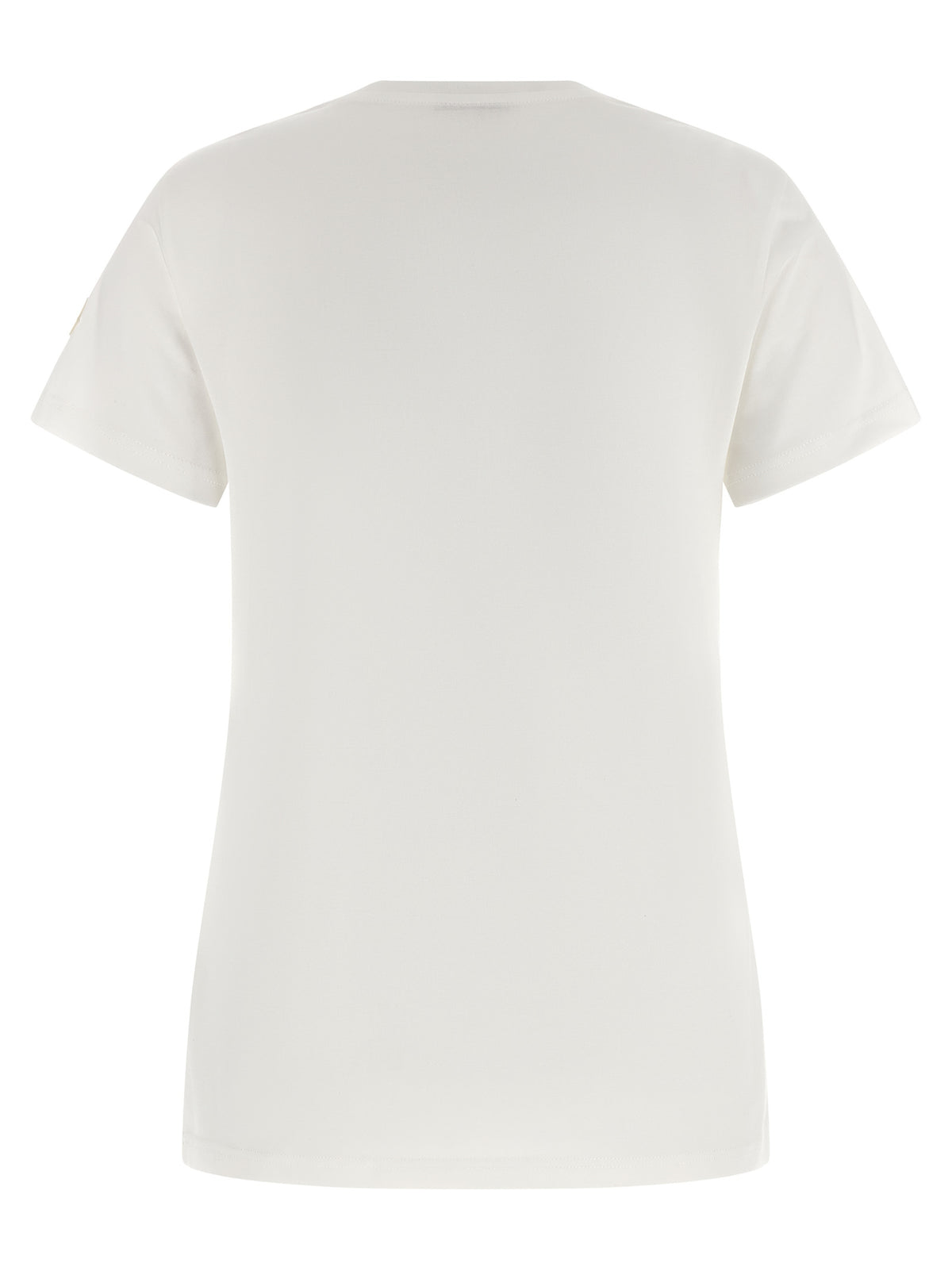 Moncler Weißes Baumwoll-T-Shirt