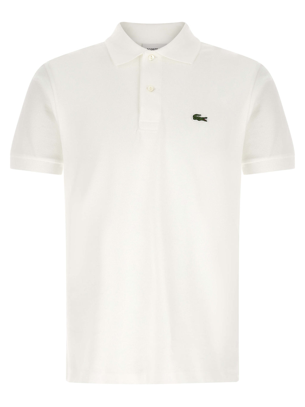 Lacoste-Weißes Poloshirt aus Baumwolle
