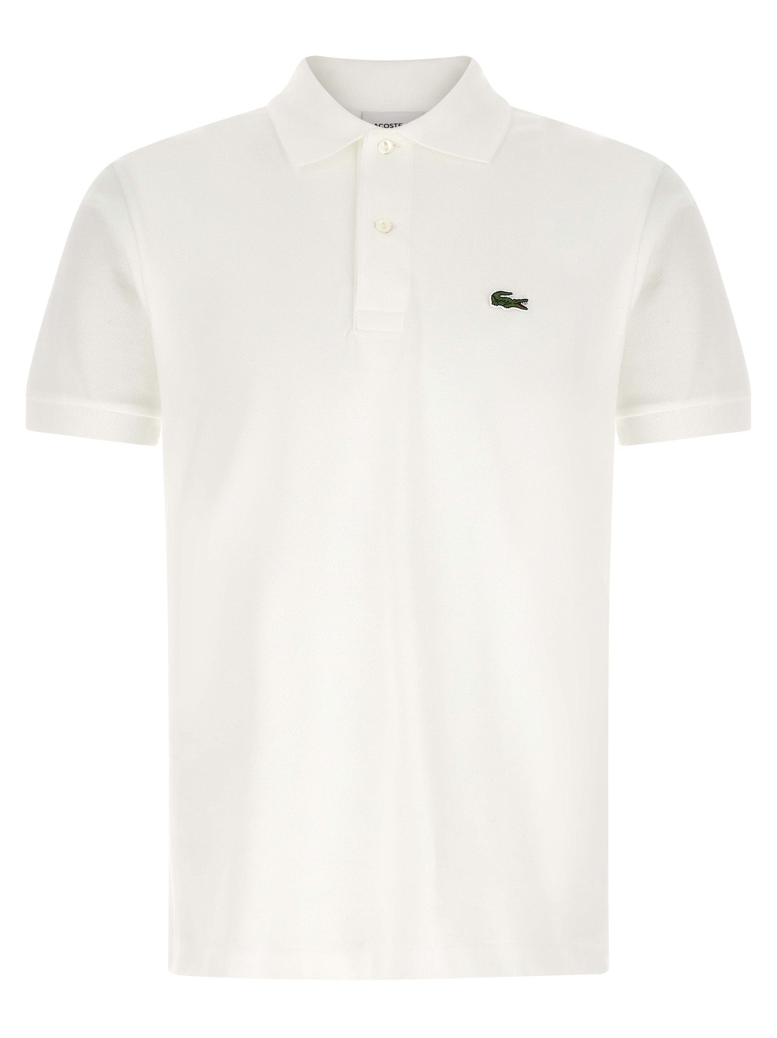 Lacoste-Weißes Poloshirt aus Baumwolle