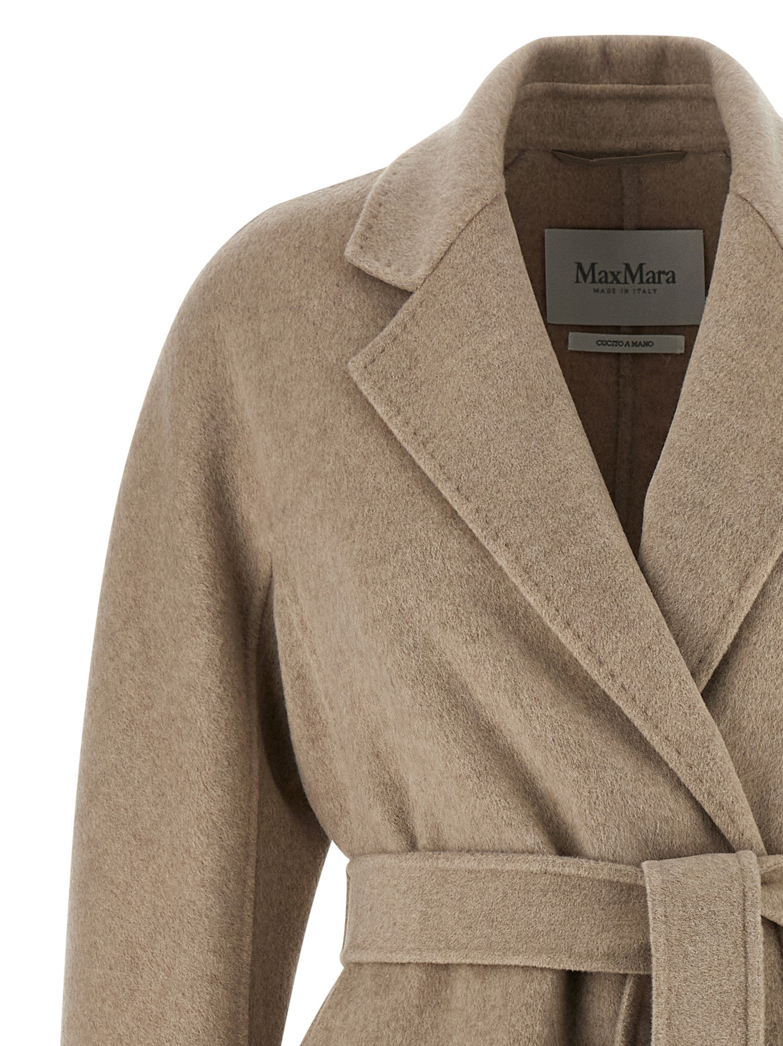 Max Mara Beiger Kaschmir-Mantel