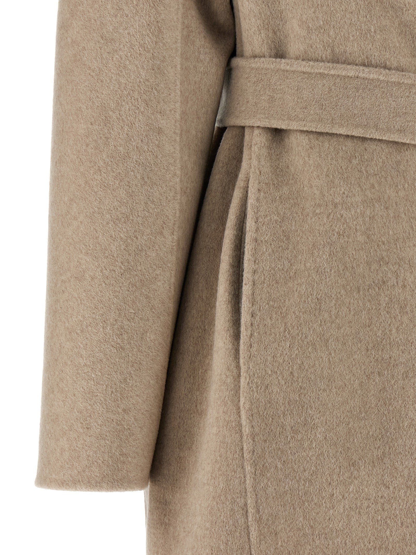 Max Mara Beiger Kaschmir-Mantel