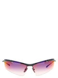Balenciaga Rote Polyamid-Sonnenbrille