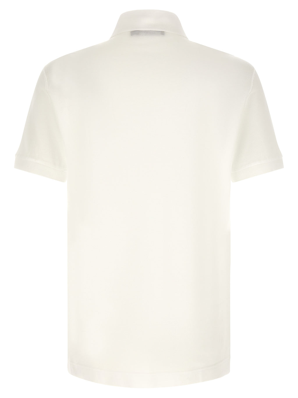 Dolce&Gabbana-Weißes Poloshirt aus Baumwolle