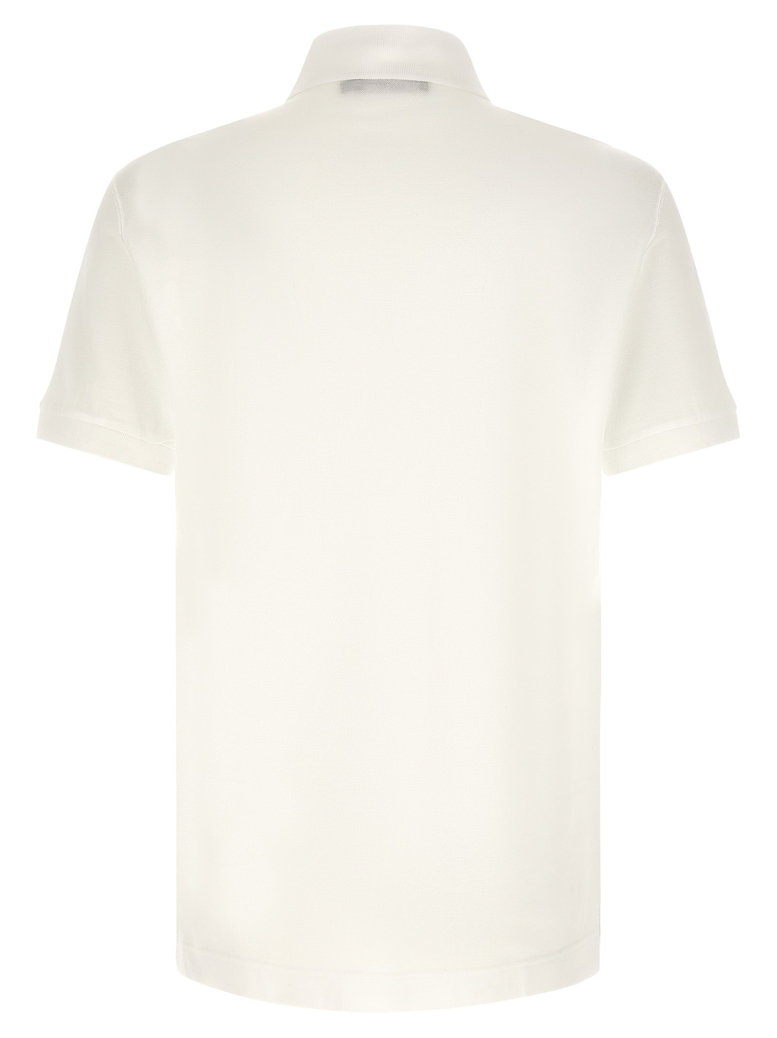 Dolce&Gabbana-Weißes Poloshirt aus Baumwolle