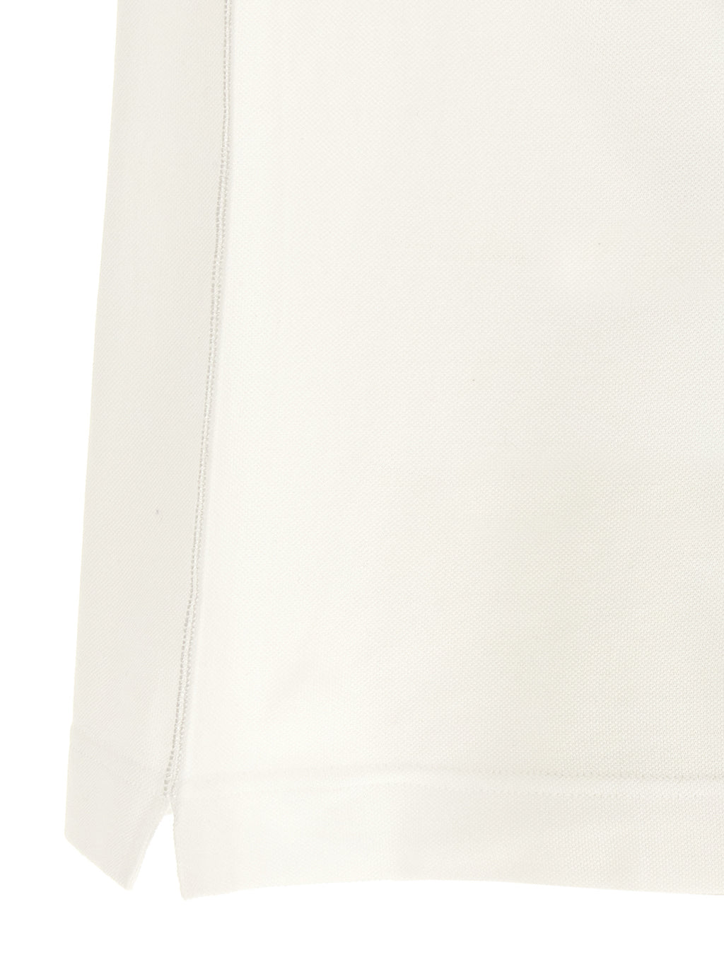 Dolce&Gabbana-Weißes Poloshirt aus Baumwolle