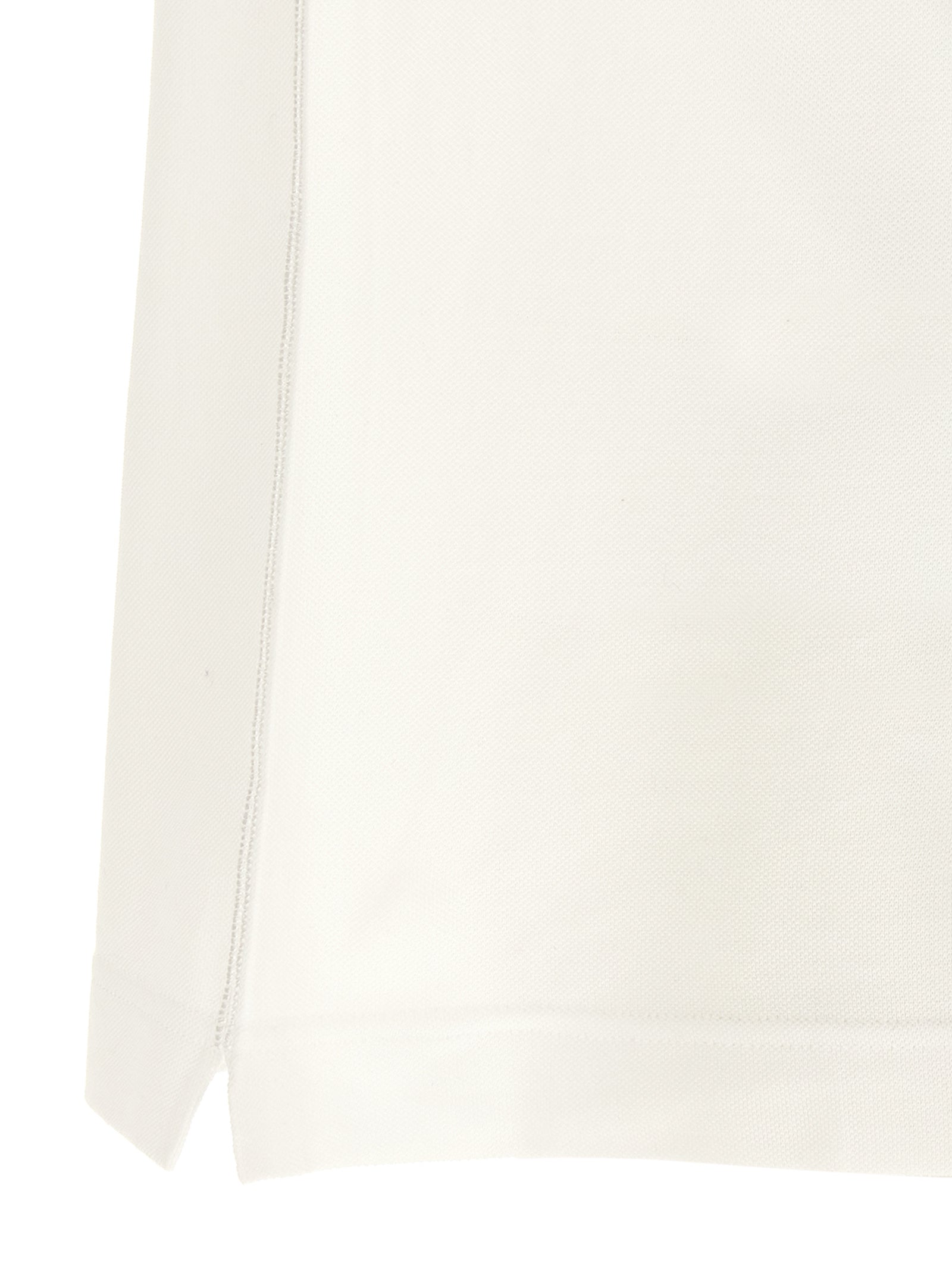 Dolce&Gabbana-Weißes Poloshirt aus Baumwolle