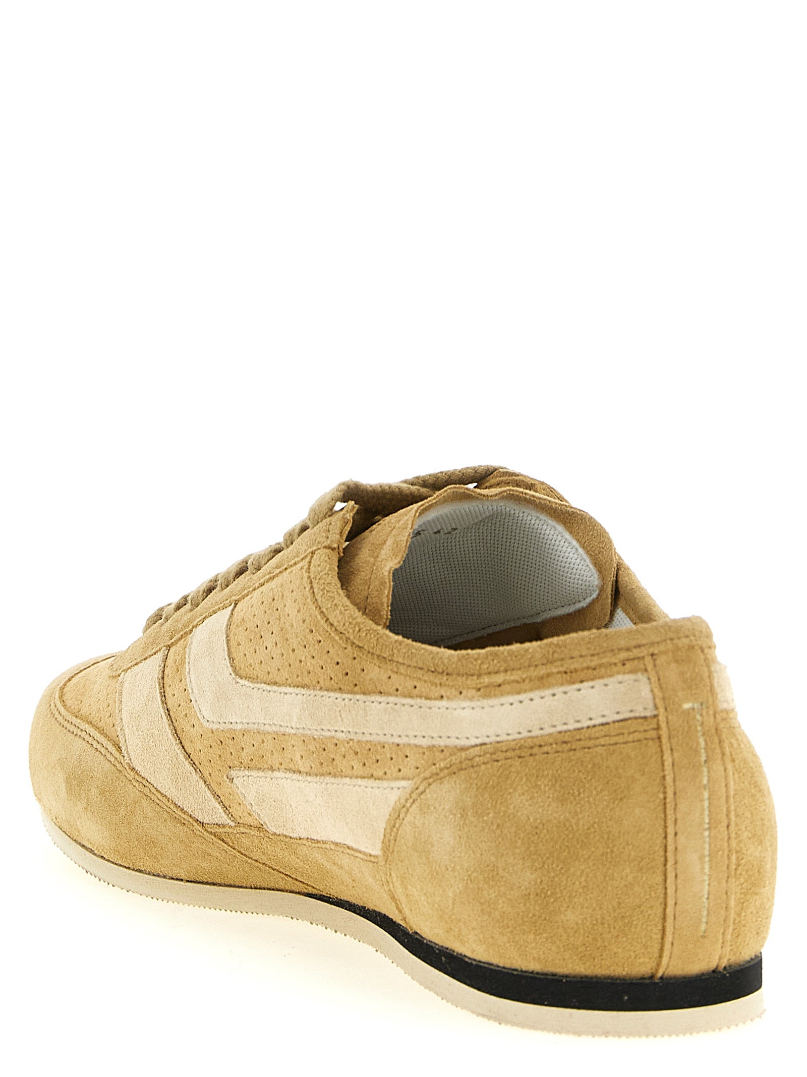 Tom Ford Beige Kalbsleder-Sneakers