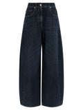 Brunello Cucinelli Blaue Baumwolljeans Denim