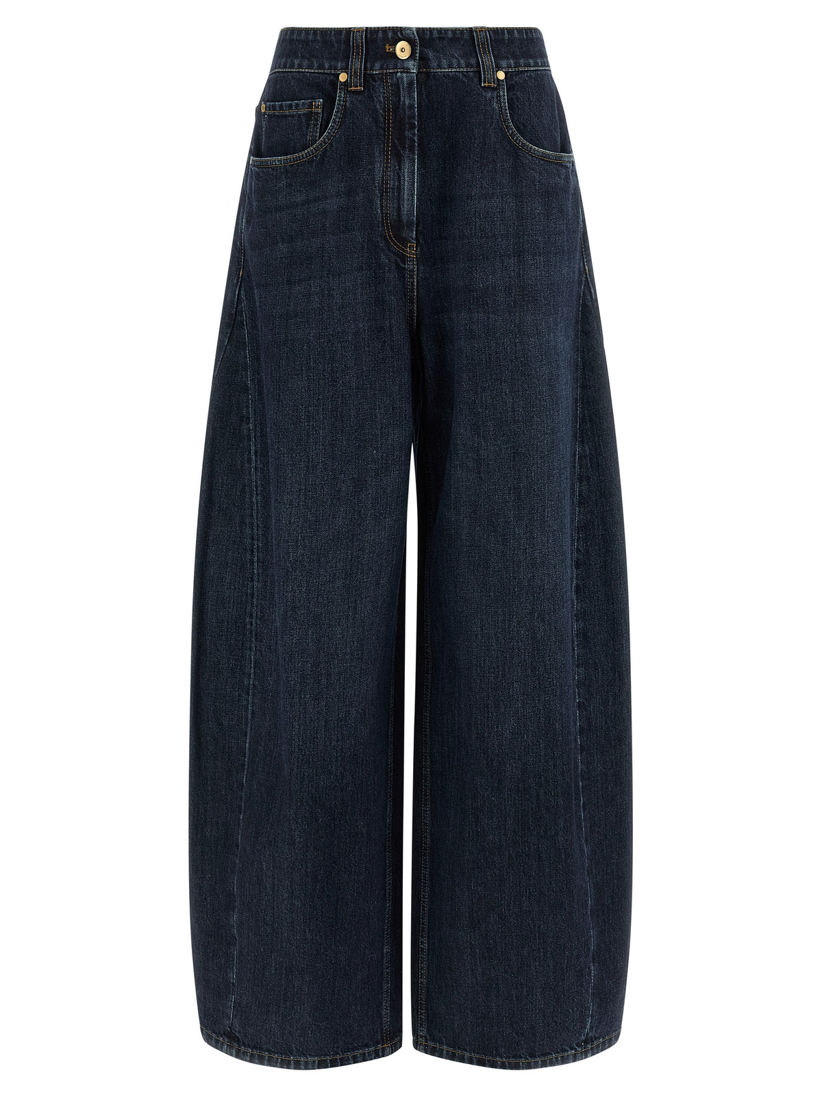 Brunello Cucinelli Blaue Baumwolljeans Denim